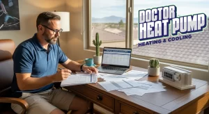 Las-Vegas-homeowner-reviewing-best-heat-pump-tax-credit-strategy-documents_Doctor-Heat-Pump