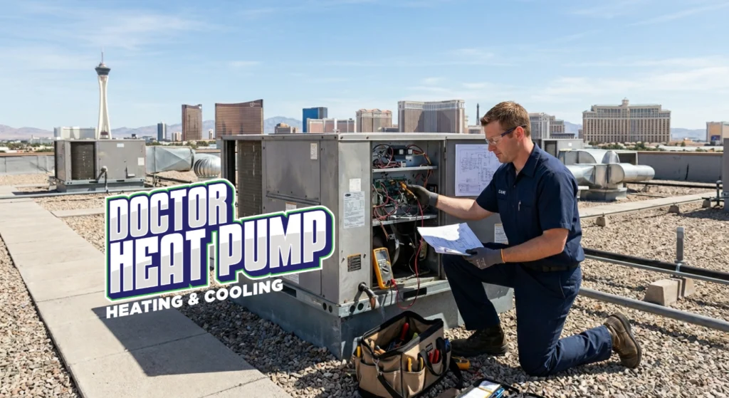 Doctor-Heat-Pump-Commercial-HVAC-Maintenance-Roof