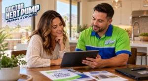 doctor-heat-pump-hvac-financing-consultation
